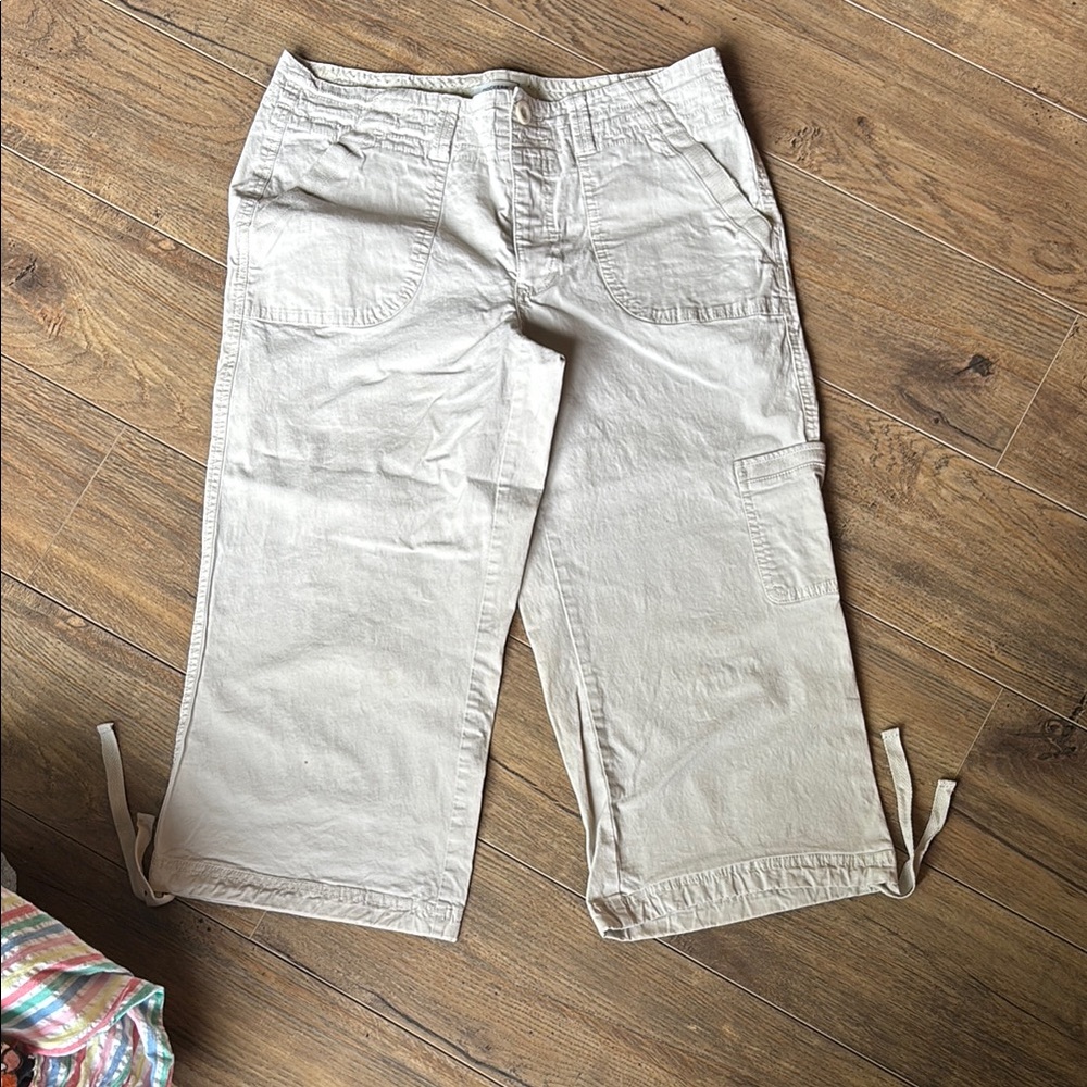 Casual Beige Cargo Pants- size 10